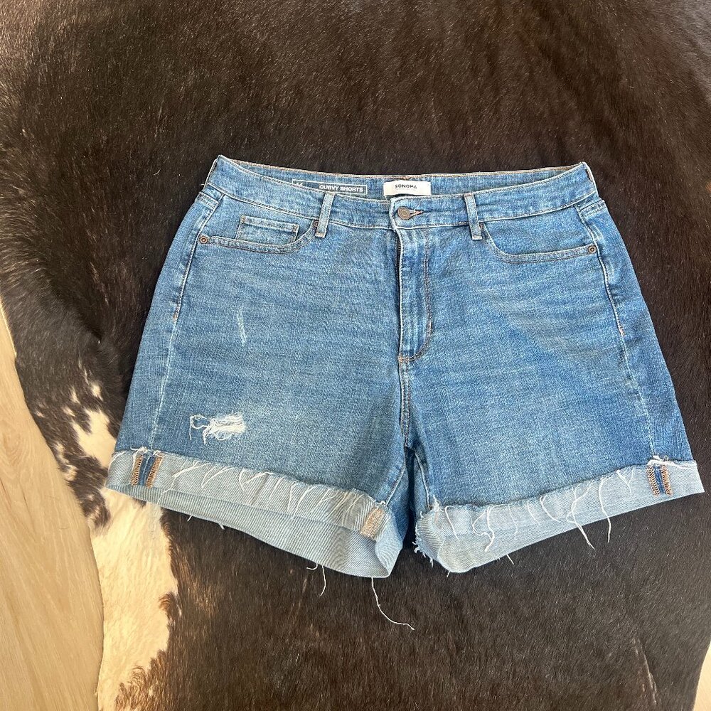 Sonoma Blue Jean Short Sz 14